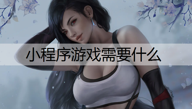 小程序游戏需要什么